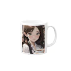 sgt-chikaraのバリスタ見習いの女の子 Mug :right side of the handle