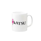 串カツワールドのkushikatsuグッズ Mug :right side of the handle