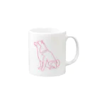 abiko328の柴犬トレジャーズ Mug :right side of the handle