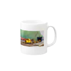 鉄道模型LIFEを楽しもうのローカル駅グッズ Mug :right side of the handle