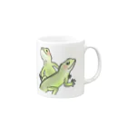 *snow_rabbit*のインドシナウォータードラゴンのマグカップ Mug :right side of the handle