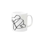 お店の名前考え中の憧れのラクレットチーズ Mug :right side of the handle