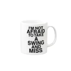 「GRAPHOLIC」のNOT AFRAID SWING AND MISS Mug :right side of the handle