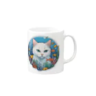 アニマルデザイン【HessoTen】の癒しアニマルグッズ Mug :right side of the handle