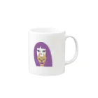 エダマメトイチのmami&banny Mug :right side of the handle