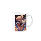 T-tyuruのテニス少女 Mug :right side of the handle