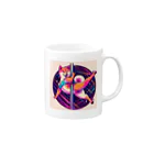 TokyoKimchiのポールダンス踊る柴犬ウニ Mug :right side of the handle