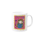 そばかす𝔾𝕀ℝ𝕃'𝕤のMake Up Girl♡ Mug :right side of the handle