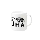 ぽぴーぴぽーの犬派の人「はーい」 Mug :right side of the handle