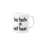 TRI▲NGLISHの#03👽THE TRUTH IS OUT THERE 〜真実はそこにある〜 Mug :right side of the handle