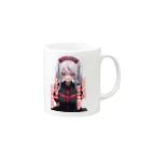 Cyber XXXのオタクの上にオタクを造らず　オタクの下にオタクを造らず Mug :right side of the handle