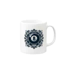 8ball.AI.artの8ボール Mug :right side of the handle