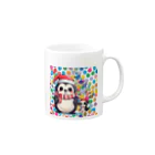 MistyStarkのペンギン犬 Mug :right side of the handle