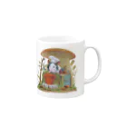 森口慶一　絵画グッズ　の色鉛筆画『Cooks』 Mug :right side of the handle