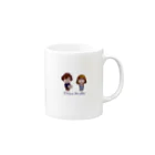 中川夫婦のナカショーショップの中川夫婦ドットver.マグマップ Mug :right side of the handle