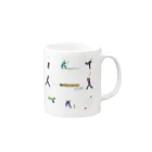 kawa_villagecricketのKVCC オールスターズ Mug :right side of the handle