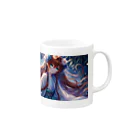 カズの「星屑の舞う森の守り手」 Mug :right side of the handle