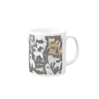 pinetreeの秋田犬３ Mug :right side of the handle