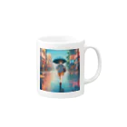 ruharuの雨 Mug :right side of the handle