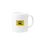 カピ族の集いのI LOVE CAPYBARAS!(カラシ色) Mug :right side of the handle