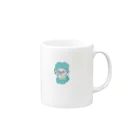 きゅるきゅるうさぎのおみせやさんのえけちゃんうさぎ Mug :right side of the handle