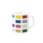 metaのカラーパレット Mug :right side of the handle