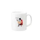 廿iiの犬語り Mug :right side of the handle