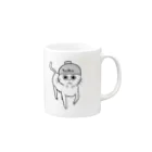 もふぇりのちゃわん猫 Mug :right side of the handle