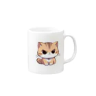 マッハSHOPのAI天風猫(怒1) Mug :right side of the handle