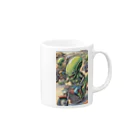 おっちゃんストアの宇宙人ライダー Mug :right side of the handle