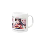 何これ屋の着物女子 Mug :right side of the handle