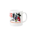 さいたぁマンワールドのさいたぁマン15周年記念キャラ Mug :right side of the handle