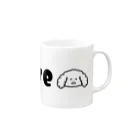 ほしいるかのI Love プードル Mug :right side of the handle