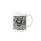 猿人★ロックのサルマンダラ Mug :right side of the handle