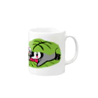 るりんごむのかしわもちぺんぎん Mug :right side of the handle