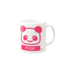 petitringo -プチリンゴ-のパンダのロック Mug :right side of the handle