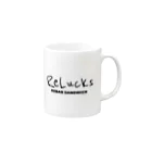 Relucksのロゴデザイン Mug :right side of the handle