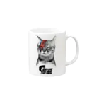 CATLESのCATLES FUKUSUKE BOWIE Mug :right side of the handle