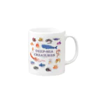 MoChi_MegのDEEP SEA CREATURES Mug :right side of the handle