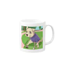 shibaショップのプロゴルファー犬 Mug :right side of the handle