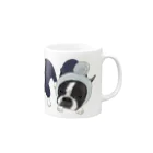 フレブルとパググッズS’IRISERの冬の支度 Mug :right side of the handle