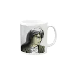 ストロウイカグッズ部の冬の少年 Mug :right side of the handle