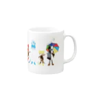 MolKaronのMolKaron７　雪玉７　ポーズ Mug :right side of the handle