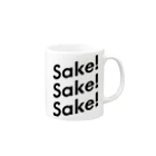 stereovisionのsake!sake!sake! Mug :right side of the handle