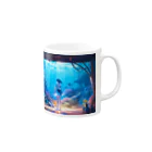 卯月なのかのWonder Houses Journey　〜いつか夢見た遊び心の旅〜　No.3「MARINE DAYS」 Mug :right side of the handle