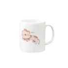 ama_mimi8のぶちと子ねこ Mug :right side of the handle