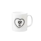 jamのHeart boy Mug :right side of the handle