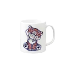 segasworksのお座りスミロドンちゃん（色違い） Mug :right side of the handle