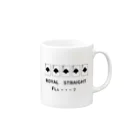 kiyo322のポーカー　ロイヤルフラッシュじゃない? Mug :right side of the handle