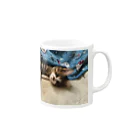 camel11のマル猫 Mug :right side of the handle